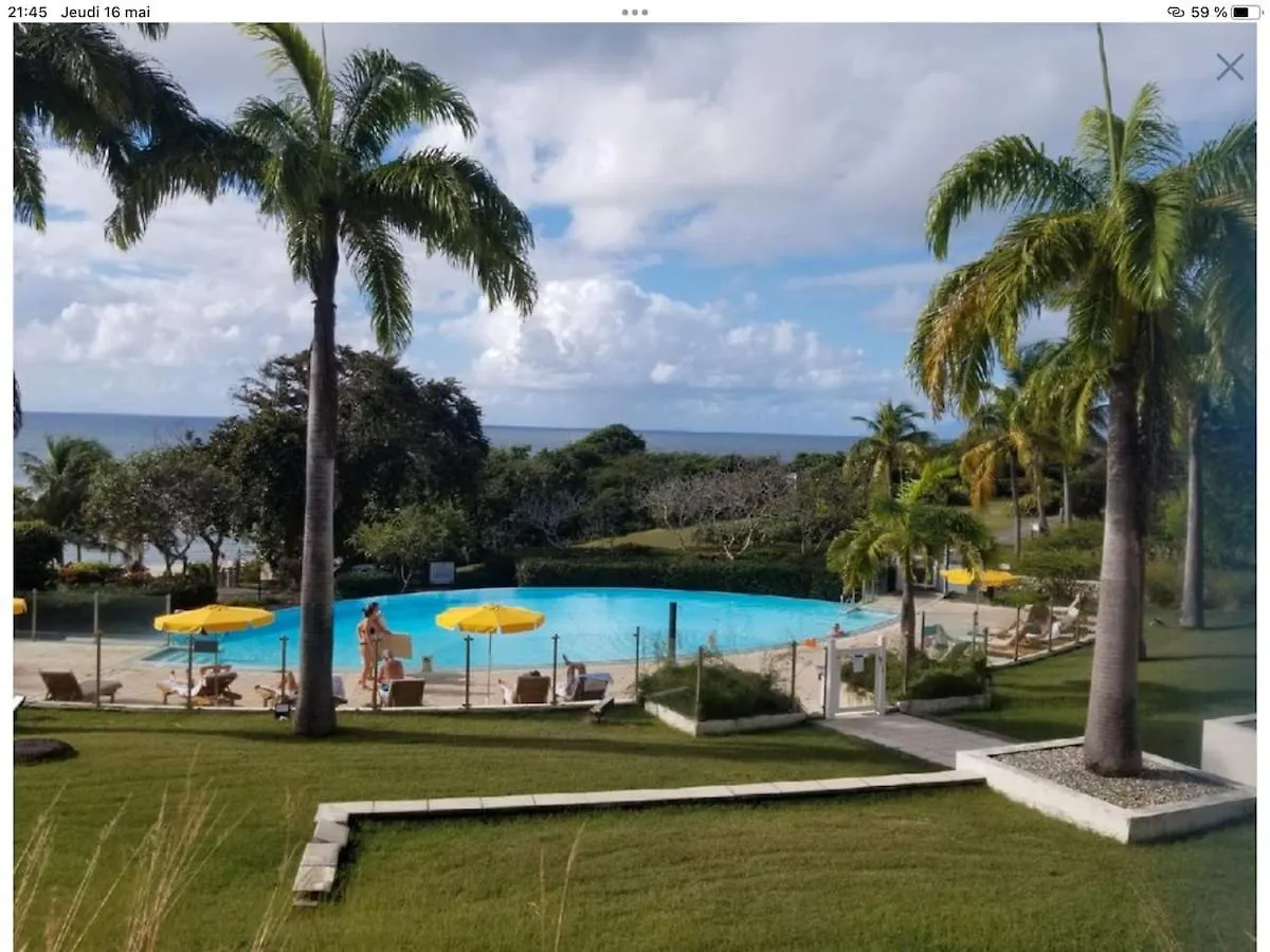 شقة Studio Au Paradis Vue Mer Dans Village De Vacances A Saint Anne Courcelles غوادلوب